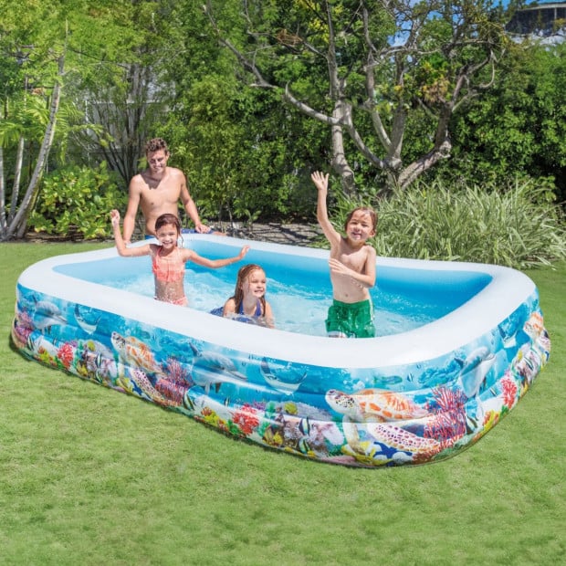 Intex Inflatable Swim Center Pool - Sealife Image 6