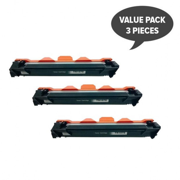 3x Premium Generic Toner to Suit Brother TN-1070, CT202137