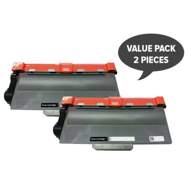 Suit Brother. 2 x TN-3340 Premium Generic Laser Cartridge