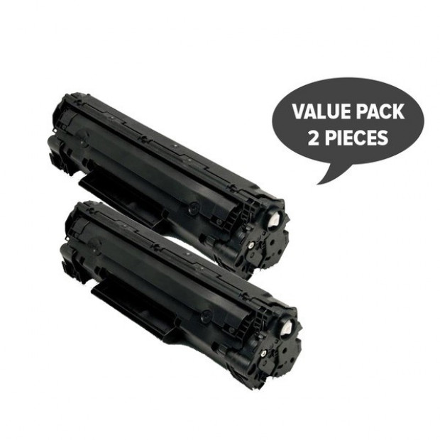 Suit HP. 2 x CB435A CB436A Cart 312 Premium Generic Toner