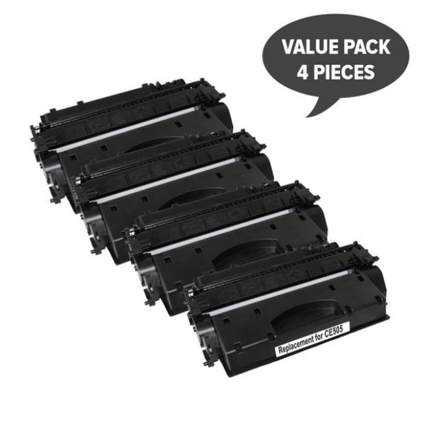 Suit HP. CE505A #05A Cart 319i Black Premium Generic Toner x 4