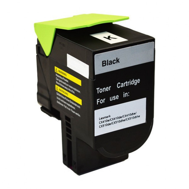 Suit Lexmark. 80C8HK0 CX410 CX510 Black Premium Generic Toner
