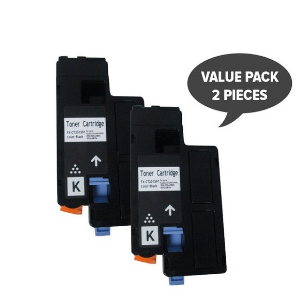 Suit Xerox. 2 x CT201591 CP105/205 Premium Black Generic Toner