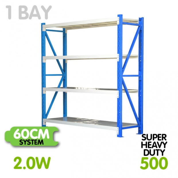 Centurion Pro 1 Bay 2M Wide Heavy Duty Shelving 2000kg Image 5