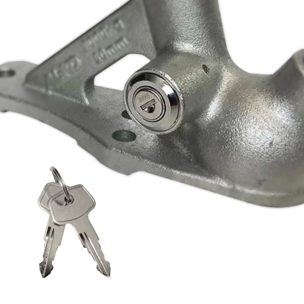 AL-KO Lockable Coupling - 750kg Fixed 2000kg Rated 614065LPL Image 3