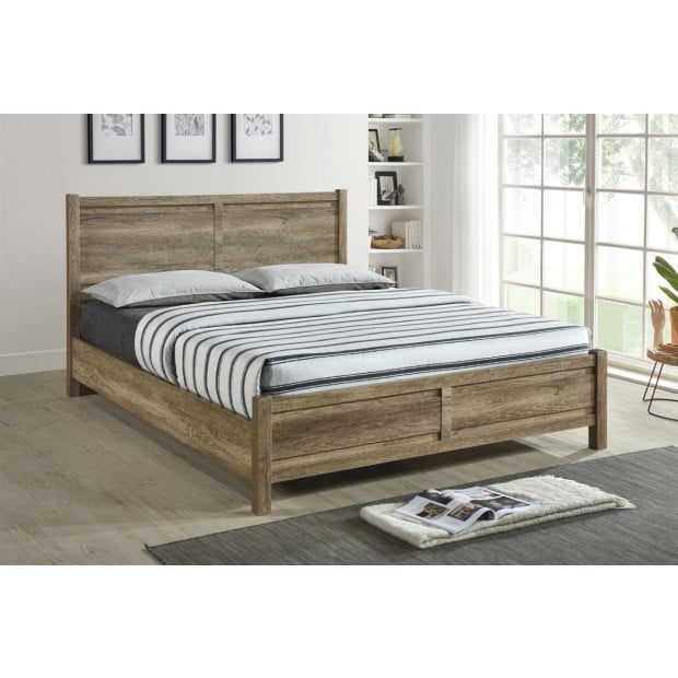 Cielo Bedframe King Size Oak Image 2