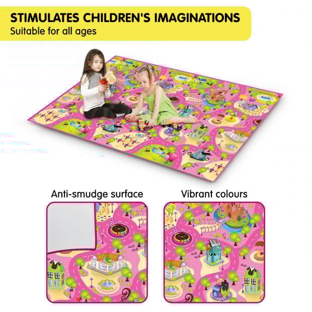 Rollmatz Baby Kids Play Floor Mat 200cm x 120cm - Candyland Image 5