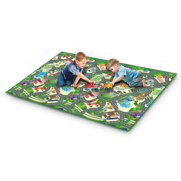 Rollmatz Baby Kids Play Floor Mat 200cm x 120cm - City Design Image 2