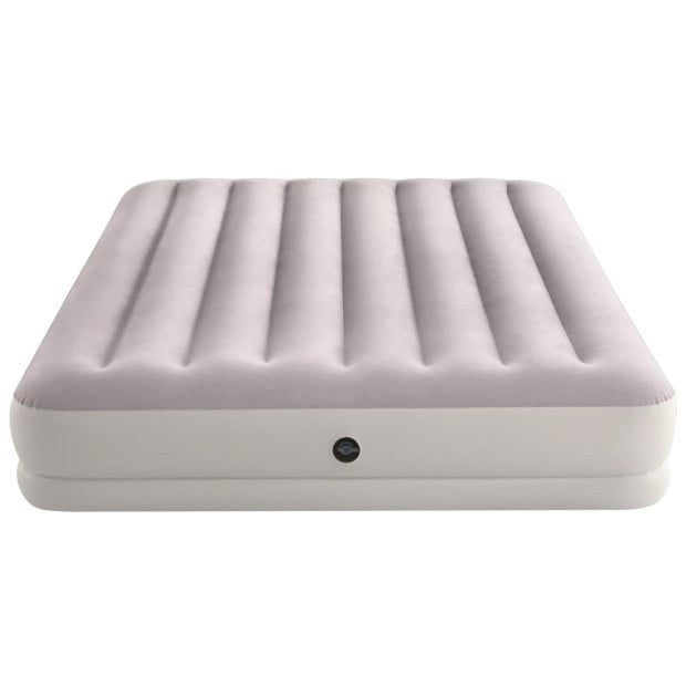 Intex Cream Dura-Beam Prestige Mid-Rise Airbed with USB Pump - Queen Image 5