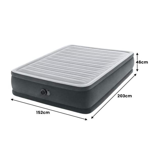 Intex Dura-Beam Deluxe Comfort-Plush Elevated Air Mattress - Queen Image 3