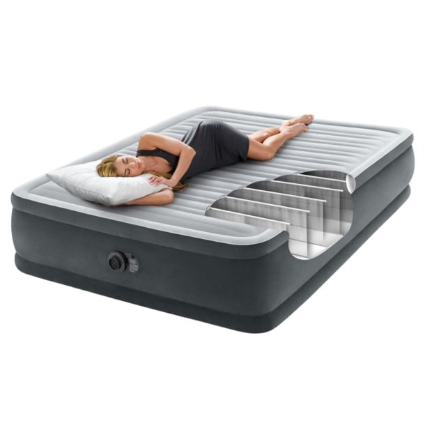 Intex Dura-Beam Deluxe Comfort-Plush Elevated Air Mattress - Queen Image 5
