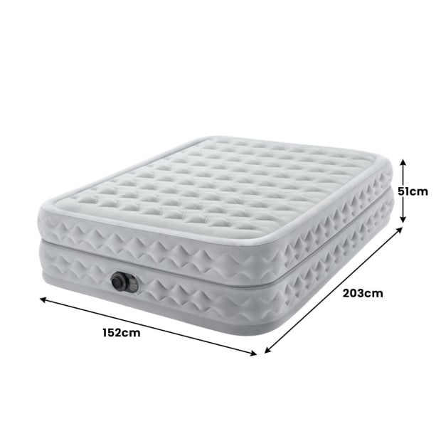 Intex Dura-Beam Deluxe Supreme Air-Flow Air Mattress - Queen Image 3