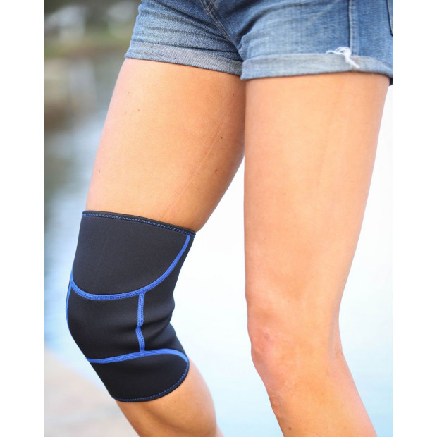 Neoprene Zip Knee Support Pain Relief Brace Sports - Unisex Image 8