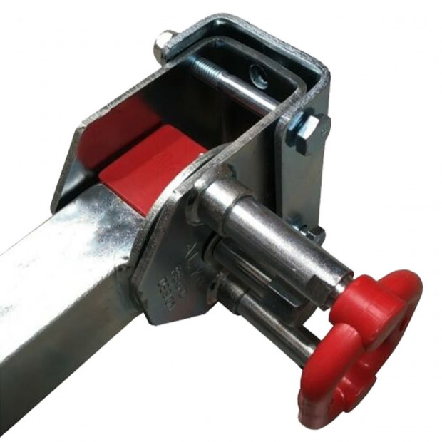 2x AL-KO 590mm Drop Down Stabiliser Leg Corner Fitted with Big Foot Image 4