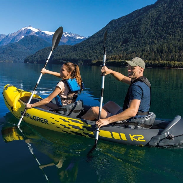 Intex Explorer K2 Inflatable Kayak Canoe 68307NP Image 12