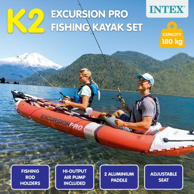 Intex Excursion™ Pro K2 2-Person Inflatable Kayak Image 12