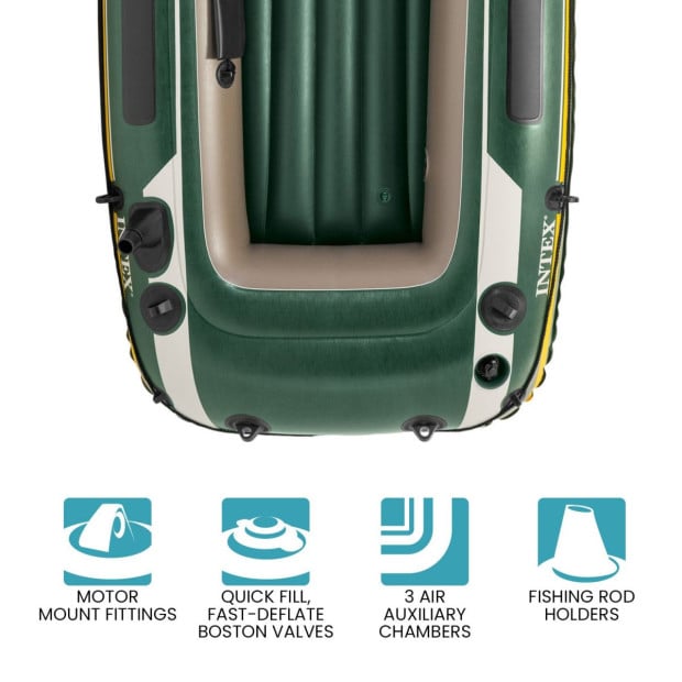 Intex Seahawk 2 Boat Set 68347NP Image 13