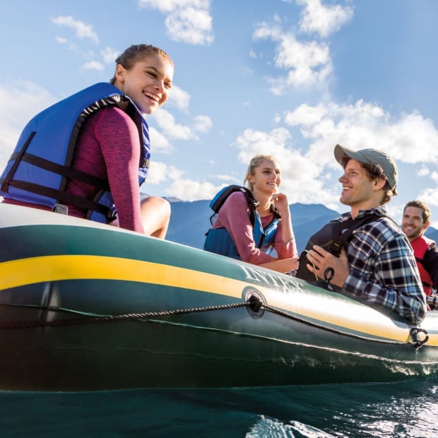 Intex Seahawk 4 Inflatable Boat Set - 4 Person Image 5
