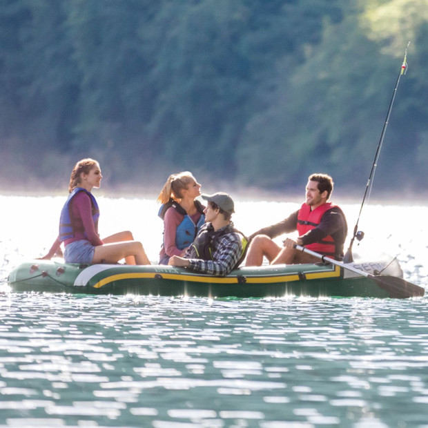 Intex Seahawk 4 Inflatable Boat Set - 4 Person Image 7