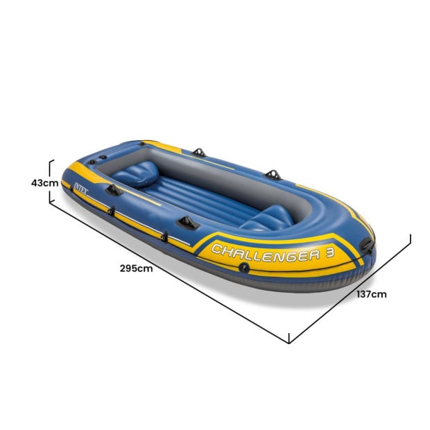 Intex Challenger 3 Boat Set 68370NP Image 3