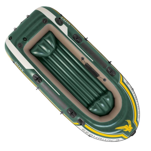 Intex Seahawk 3 Inflatable Boat Set - 3-Person Image 3