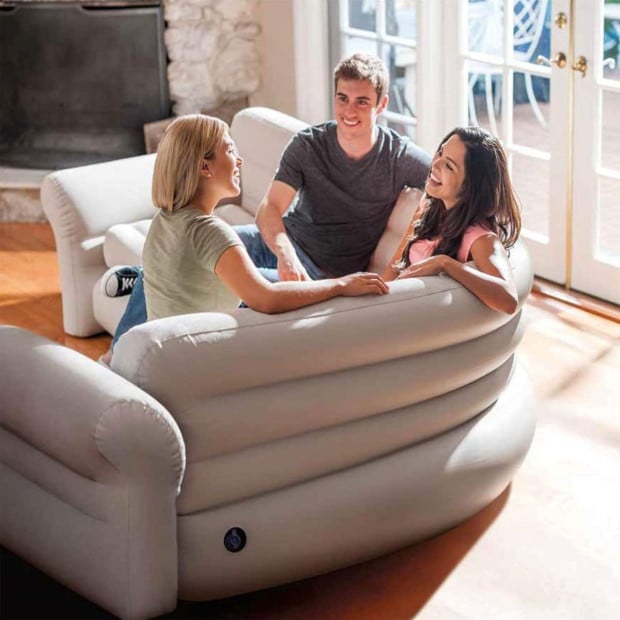 Intex Corner Sofa Inflatable Couch - L-Shaped Corner Sofa Image 6