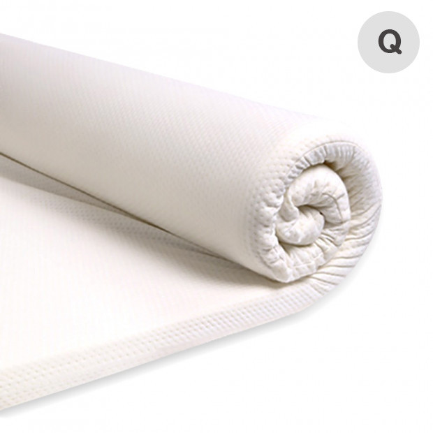 High Density Memory Foam Mattress Topper With Polyester Cover Queen