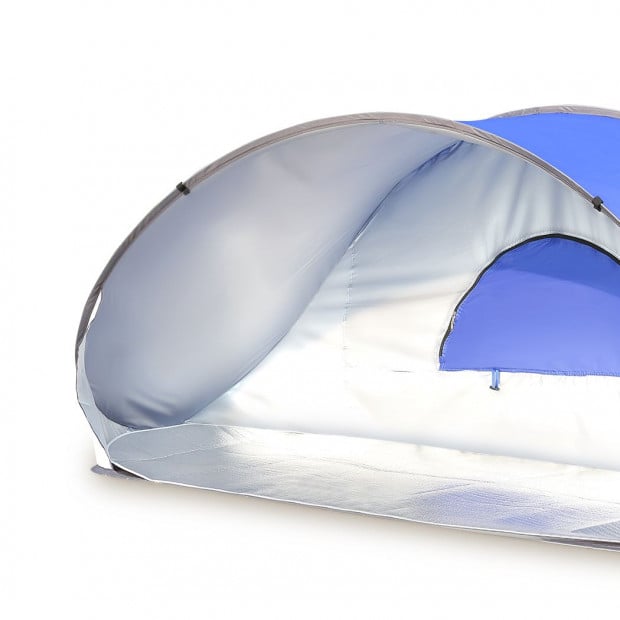 Pop Up Tent Beach Camping Tents 2-3 Person Hiking Portable Shelter Mat Image 6