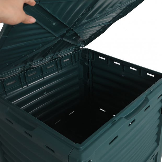 290L Compost Bin Food Waste Recycling Composter Garden Composting Image 7