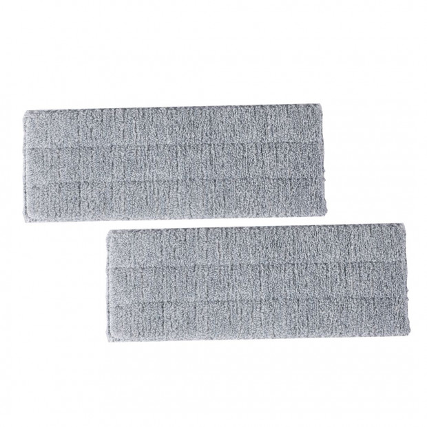 Flat Mop Bucket Floor Cleaner Set Stainless Steel Microfiber Mop Image 6