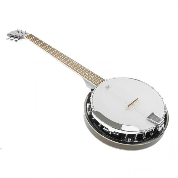 6 String Resonator Banjo - Brown