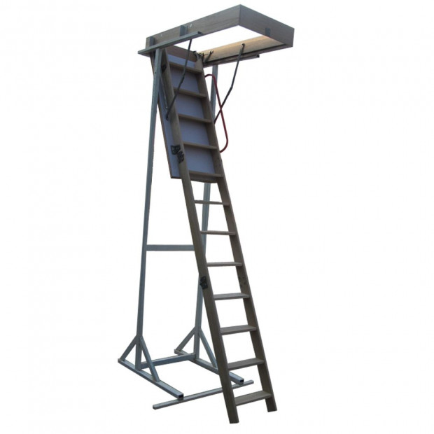 Ash Hardwood Attic Loft Ladder Image 3