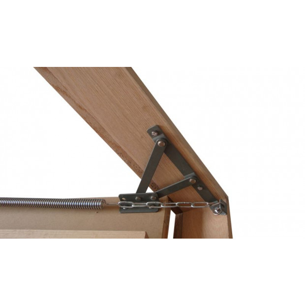 Ash Hardwood Attic Loft Ladder Image 6