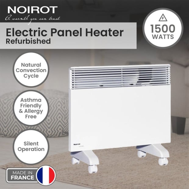 Noirot 7358-5 1500W Electric Panel Heater - Refurbished