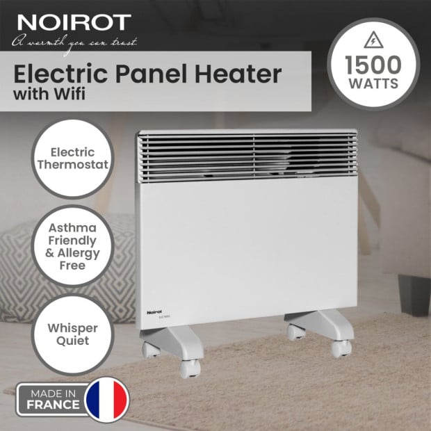 Noirot 7358-5TPRO 1500W Panel Heater w/ Wi-Fi Timer Refurbished