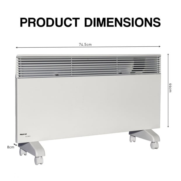 Noirot 2000W 7358-7T Spot Plus Electric Panel Heater Timer Refurbished Image 7