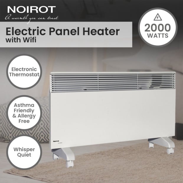 Noirot 7358-7TPRO 2000W Panel Heater Wifi Timer - Refurbished
