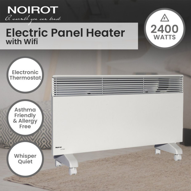 Noirot 7358-8TPRO 2400W Electric Panel Heater Wifi Timer - Refurbished