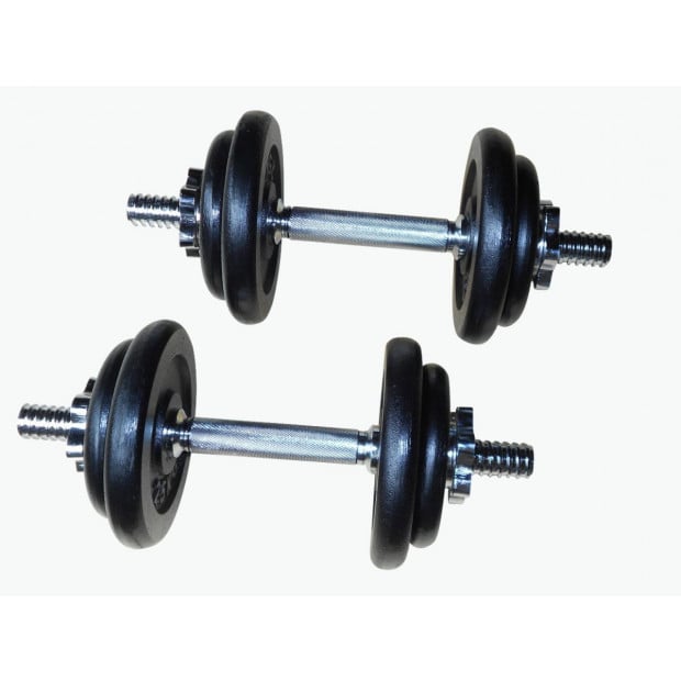 Weight Set Barbell Dumbell Dumb Bell Gym 50kg Plate Image 2