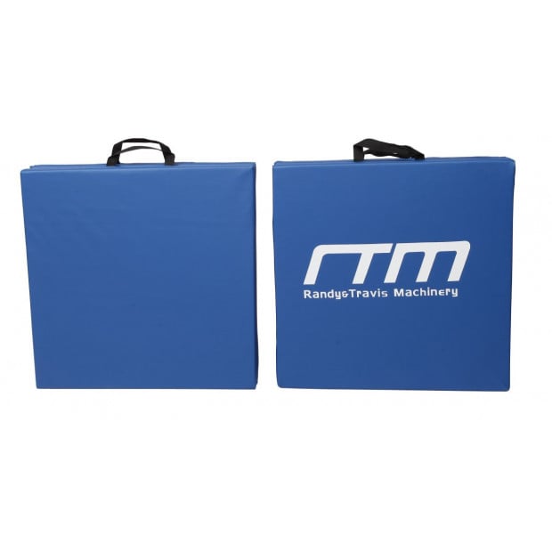 Yoga Fold Exercise Mat Blue Image 3