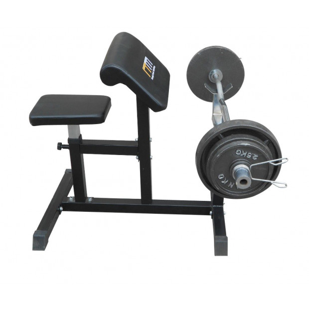 Preacher Curl Arm Biceps Workout Weights Bench Image 3