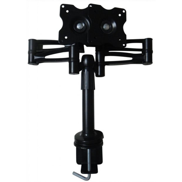 Two-screen 10-25In Desk Monitor Tv Plasma Led Lcd Work Mount Image 4