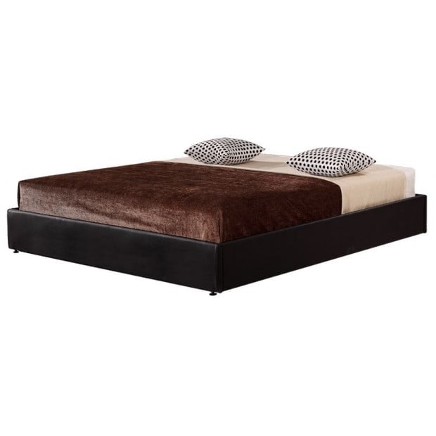 Pu Leather Double Bed Ensemble Frame Image 3