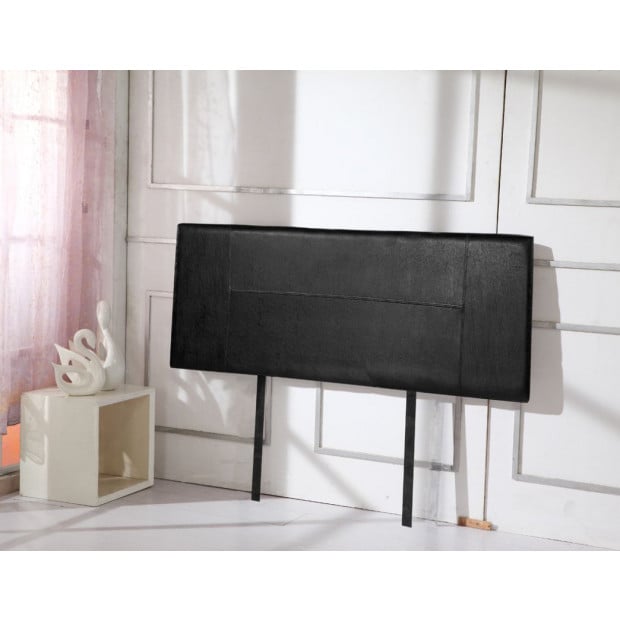 Pu Leather Queen Bed Headboard Bedhead - Black