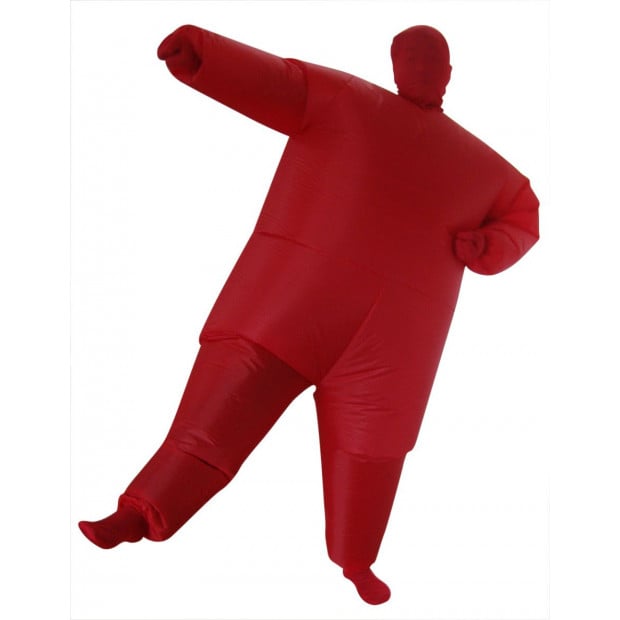 Red Alert Inflatable Costume Image 2