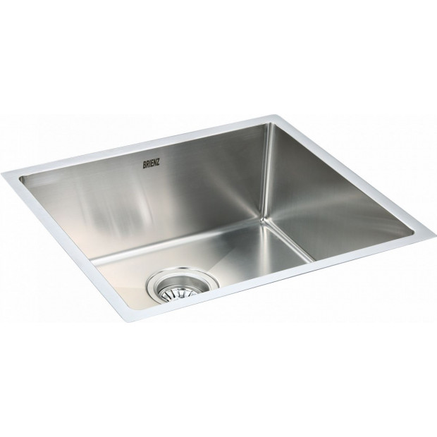 490x440mm Handmade Stainless Steel Kitchen Laundry Sink With Waste Image 6