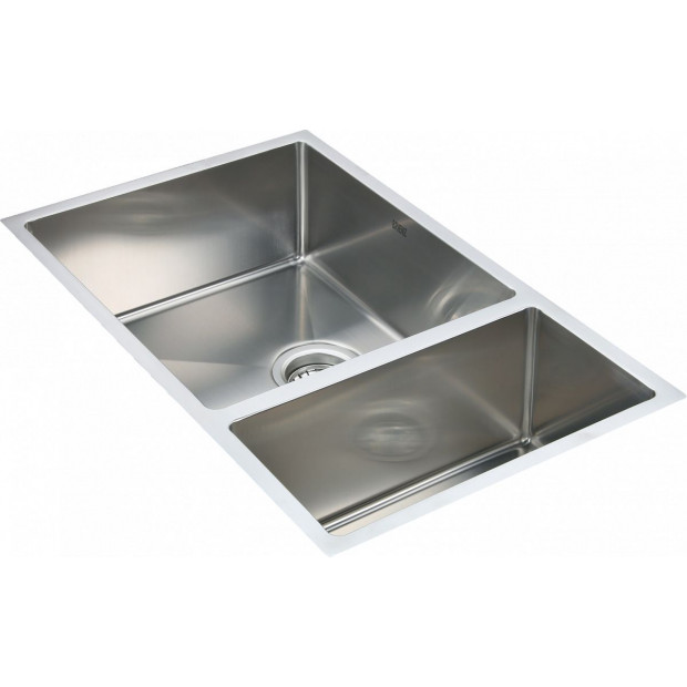 715x440mm Handmade Stainless Steel Kitchen Laundry Sink With Waste Image 5