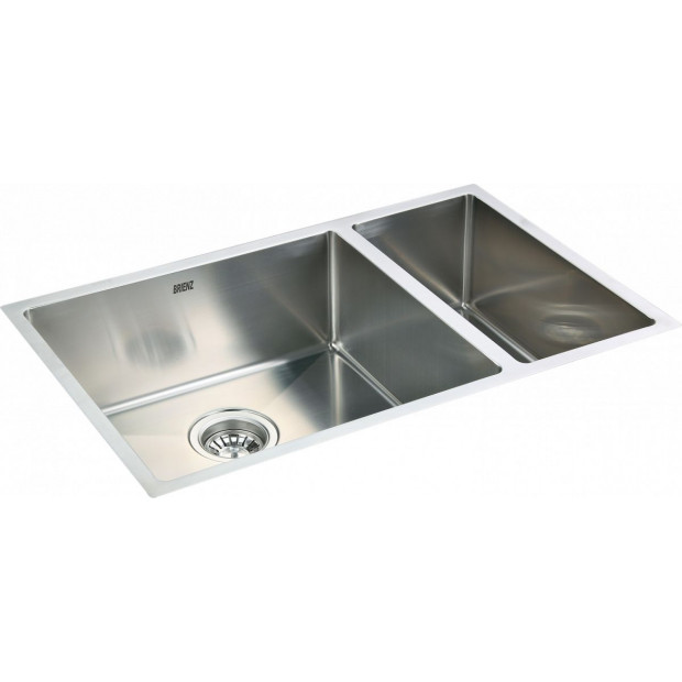 715x440mm Handmade Stainless Steel Kitchen Laundry Sink With Waste Image 6