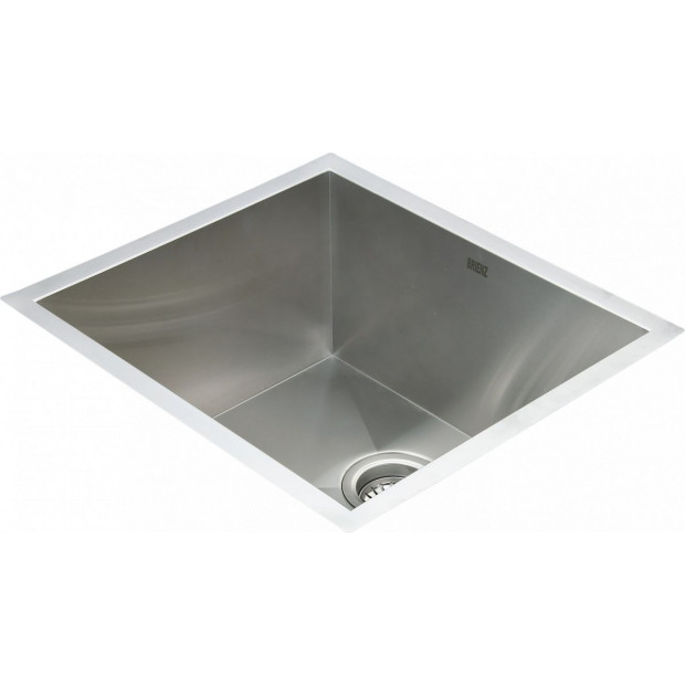 510x450mm Handmade Stainless Steel Kitchen Laundry Sink With Waste Image 5