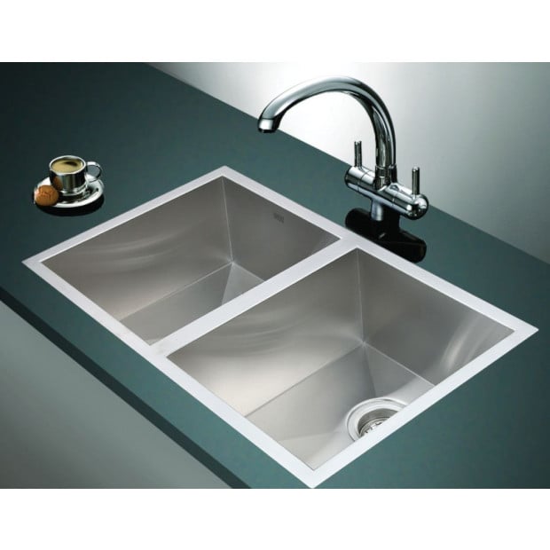 770 X 450mm Handmade Stainless Steel Kitchen Laundry Sink With Waste